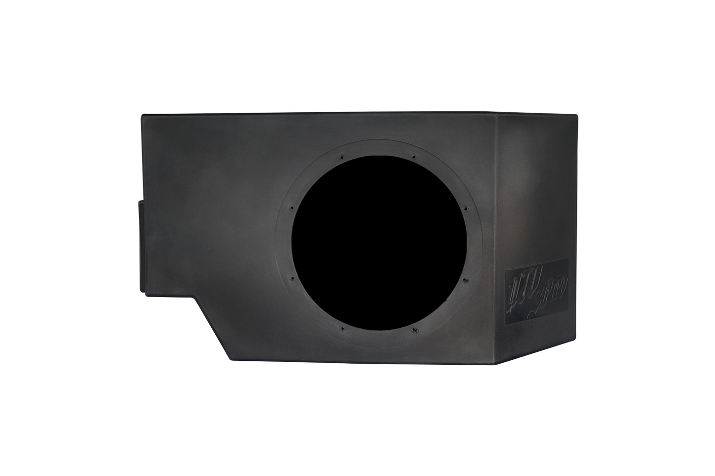 Can-Am® Defender HD11 Vented 10" Front Passenger Subwoofer Enclosure Unloaded | UTVS-DEF2-VENC-PASS-10-FRONT