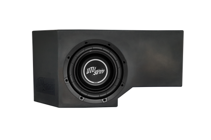 Can-Am® Defender HD11 Vented 10" Front Passenger Subwoofer Enclosure Unloaded | UTVS-DEF2-VENC-PASS-10-FRONT