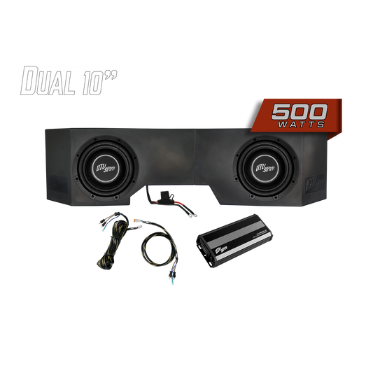 Can-Am® Defender HD10 500W Dual 10" Subwoofer Kit | UTVS-DEF-SUB-500-2