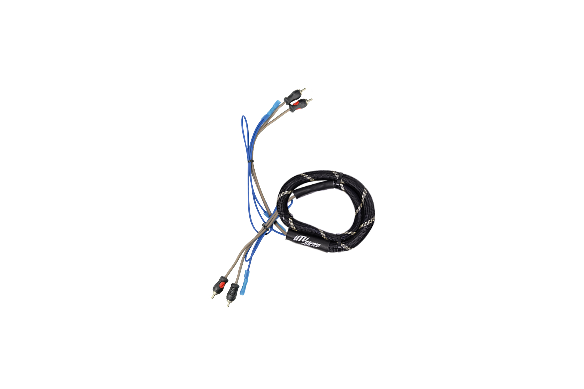UTV Stereo | 2-Channel RCA Harness - Front + Remote | UTVS-HRN-RCA-1 ...