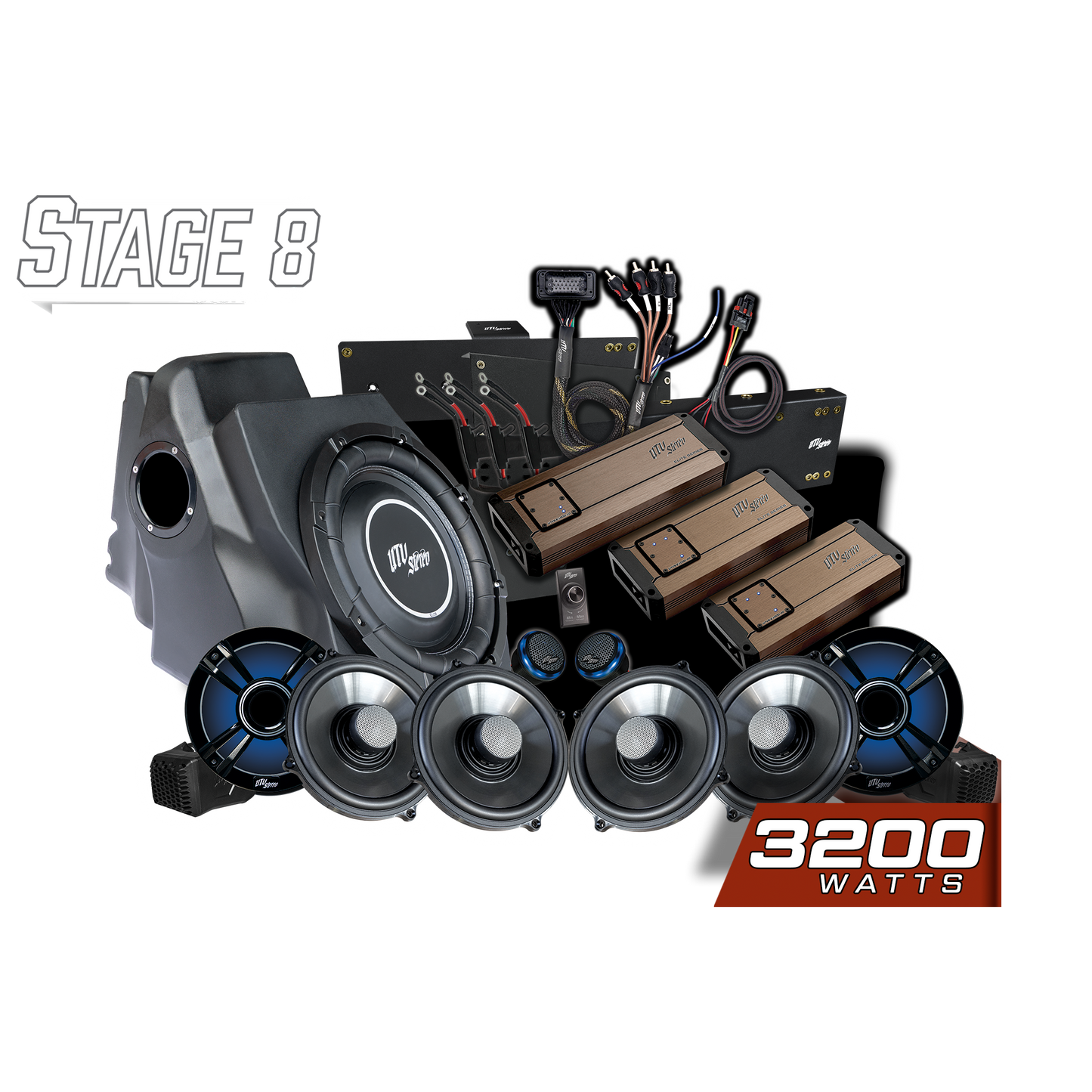 '25-'26 RZR® Pro Series Ride Command® Stage 8 Stereo Kit | UTVS-PRO2-S8-RC