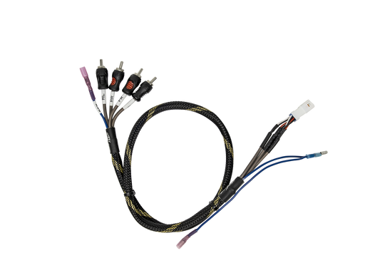 Can-Am® X3 BRP GO! Front & Rear RCA Output Harness + Remote | UTVS-X3-GO-RCA-OUT