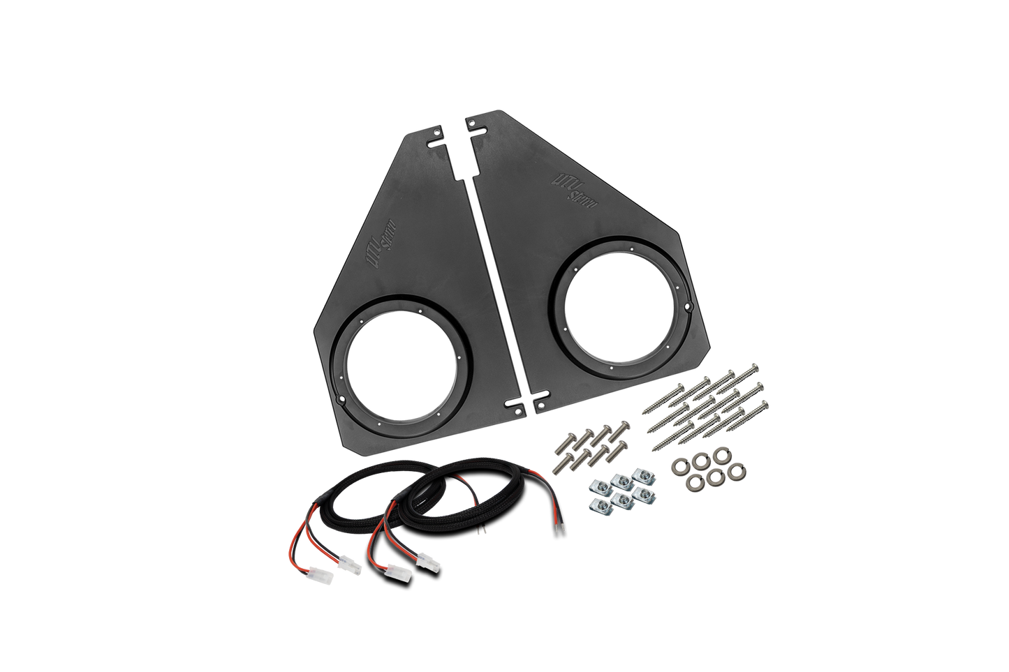 Polaris® Ranger 1500 Front Overhead Speaker Adapters (Pair) V2 | UTVS-RNG-OSA-FRONT