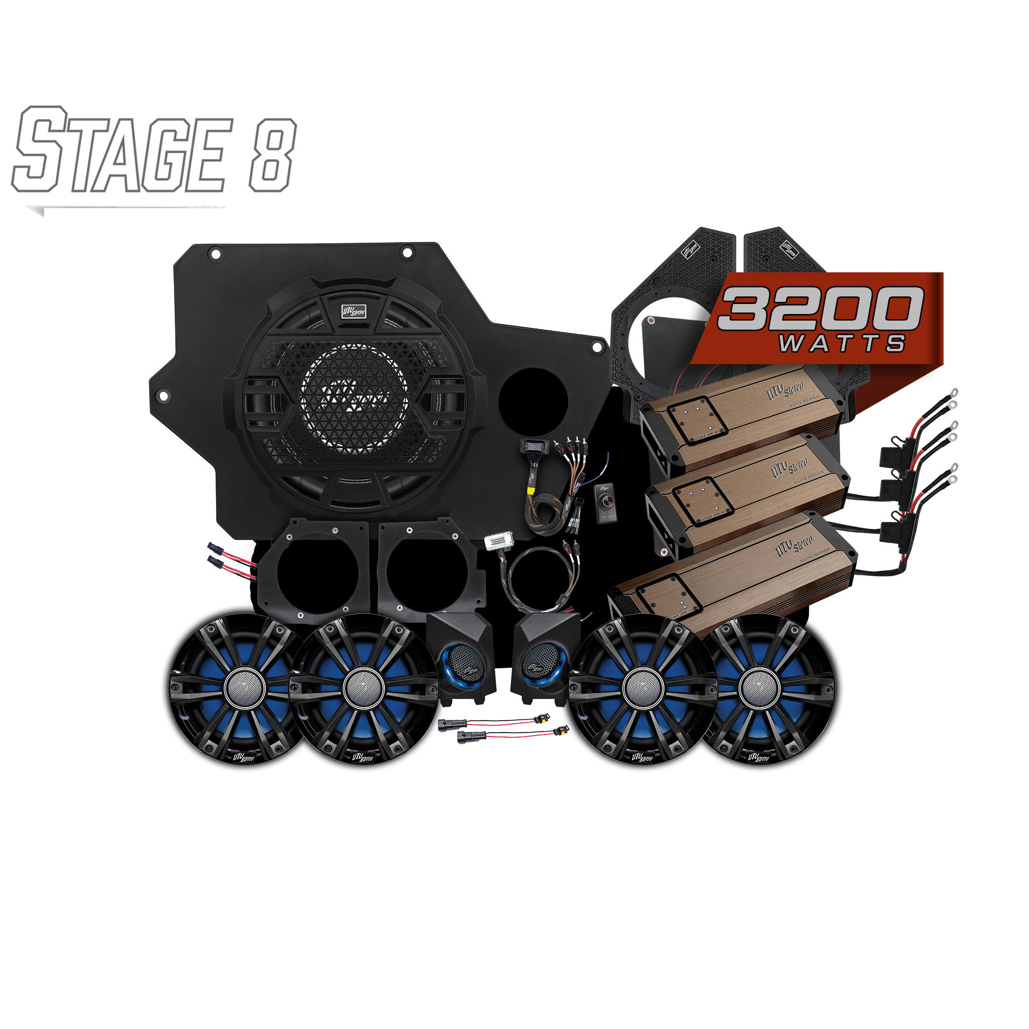 Polaris RZR Ride Command Stage 7 Stereo Kit | Pro Series | UTV Stereo ...
