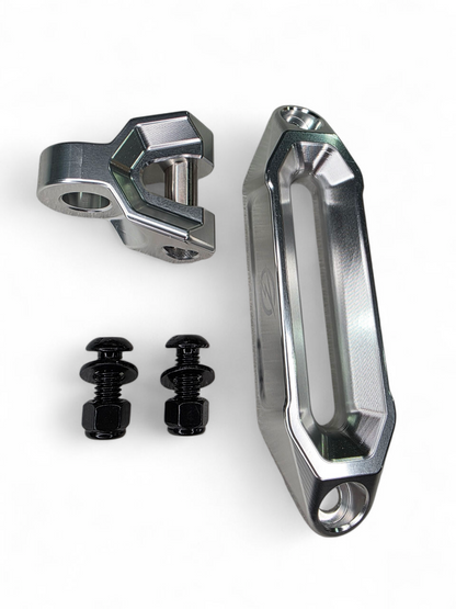 Elektric Offroad Designs UTV Winch Fairlead and Hook Combo (Clear)