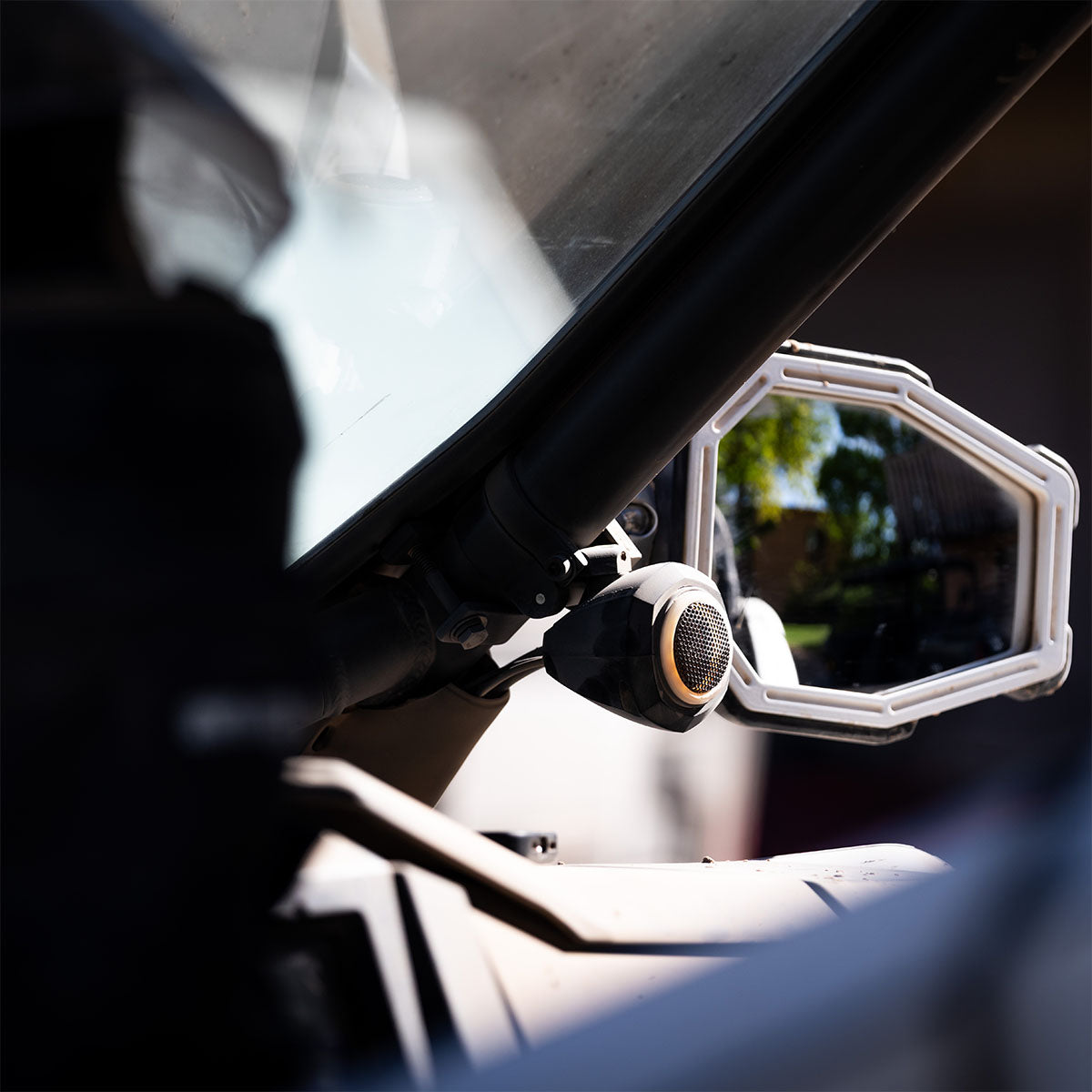 Universal 1" Cage-Pod Tweeters w/RGB Ring for UTV Audio Systems