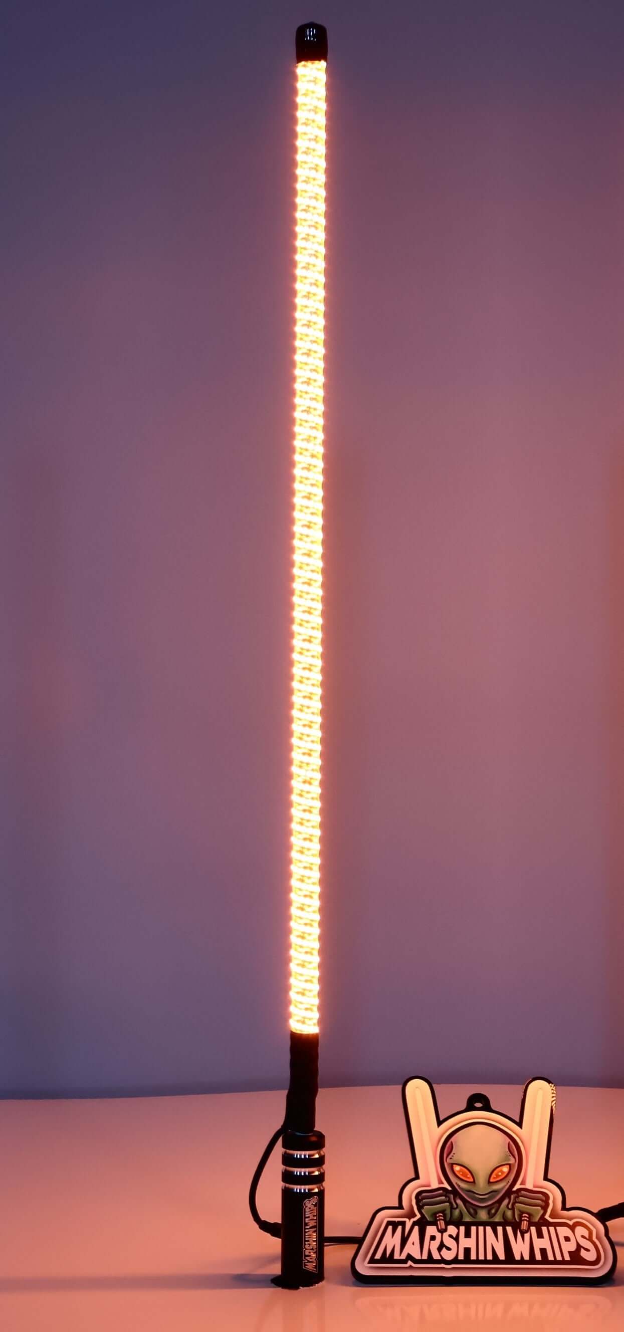 V2 Black Out LED Whip: The Ultimate Stealth Single