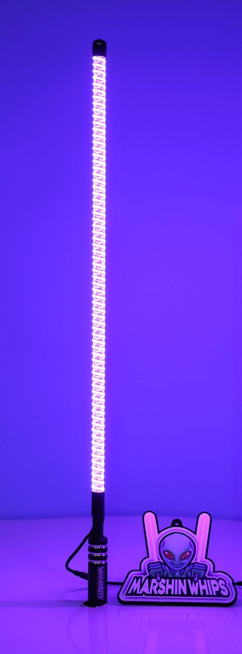 V2 Black Out LED Whip: The Ultimate Stealth Single