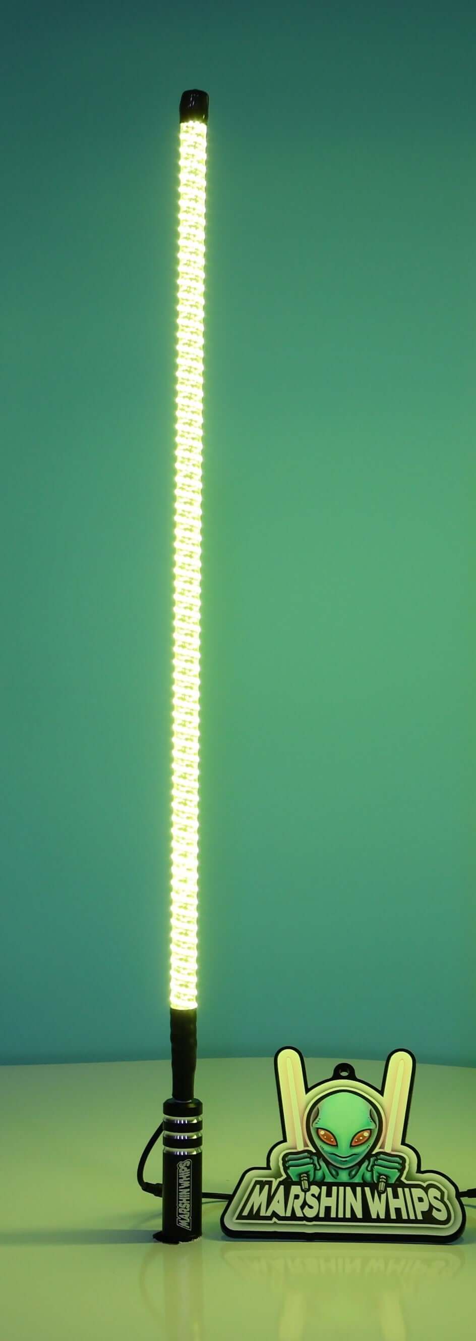 V2 Black Out LED Whip: The Ultimate Stealth Single