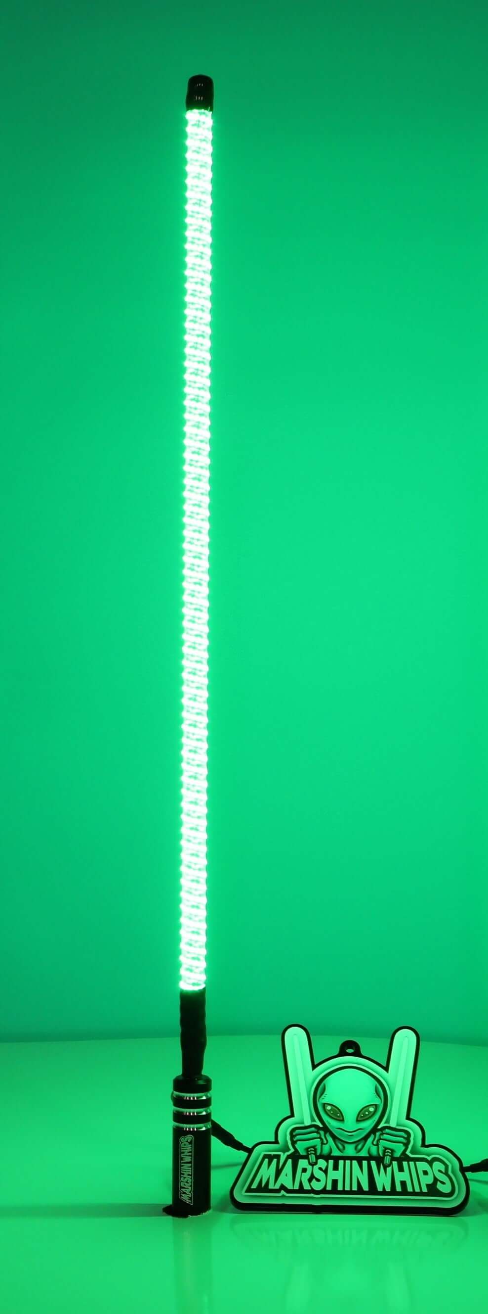 V2 Black Out LED Whip: The Ultimate Stealth Single