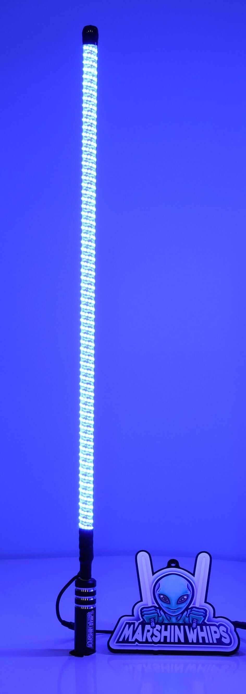 V2 Black Out LED Whip: The Ultimate Stealth Single