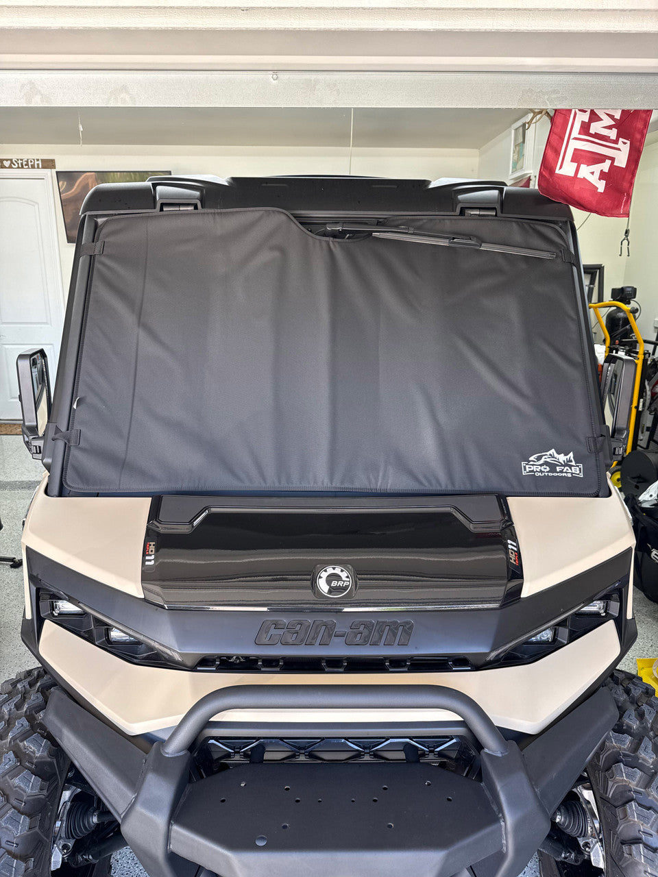 Padded Windshield Cover for Can-Am Defender HD11