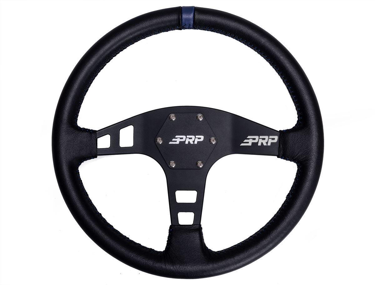 FLAT STEERING WHEEL – LEATHER