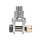 Weld on style clevis with double insert for 1".120 and 1 1/4".095 tubing