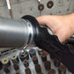 Cross over ring tightener