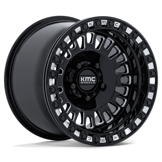 AZTEC UTV BEADLOCK WHEEL GLOSS BLACK MILLED