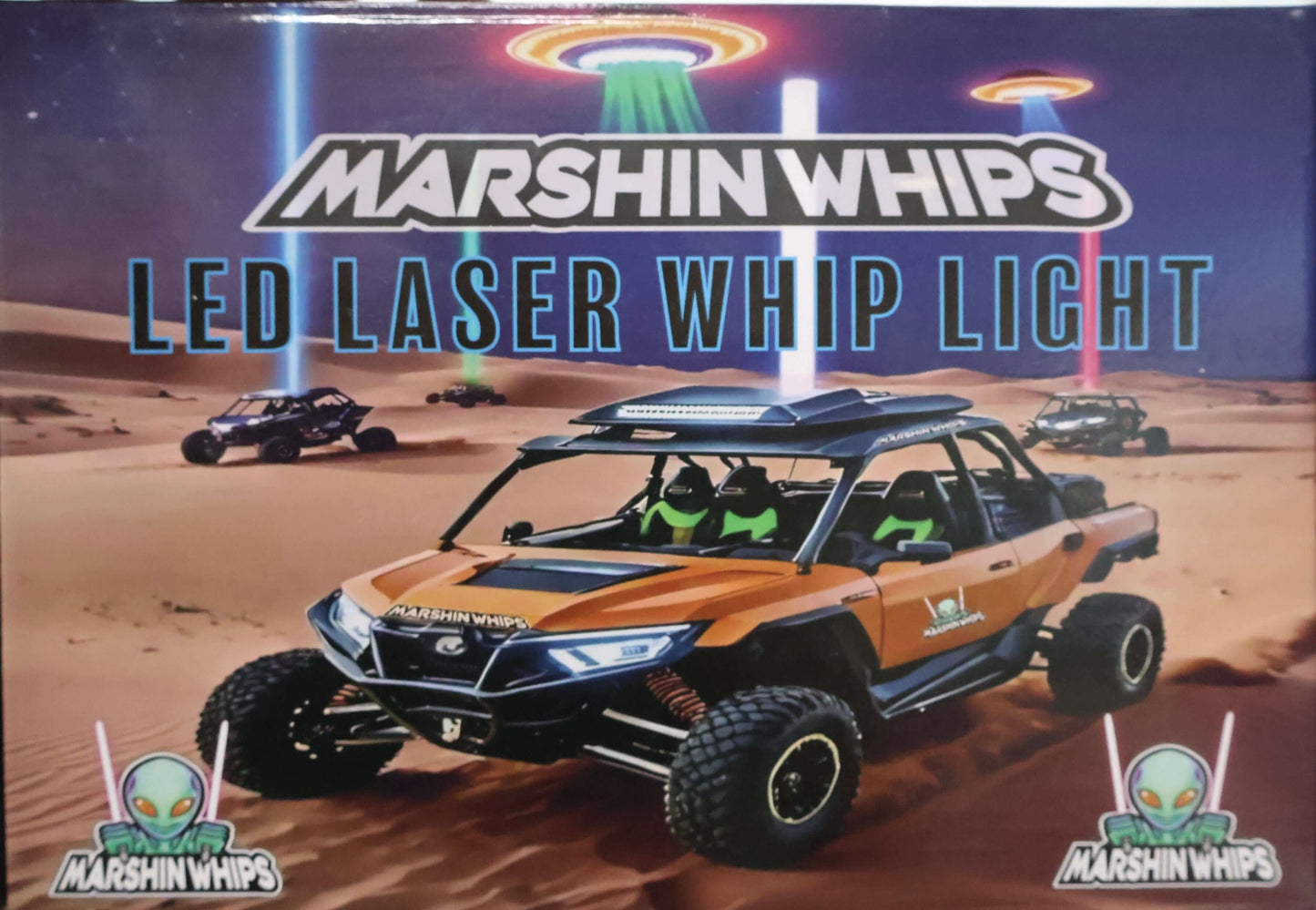 Marshin Whips: RGB Lunar Laser Light Kit