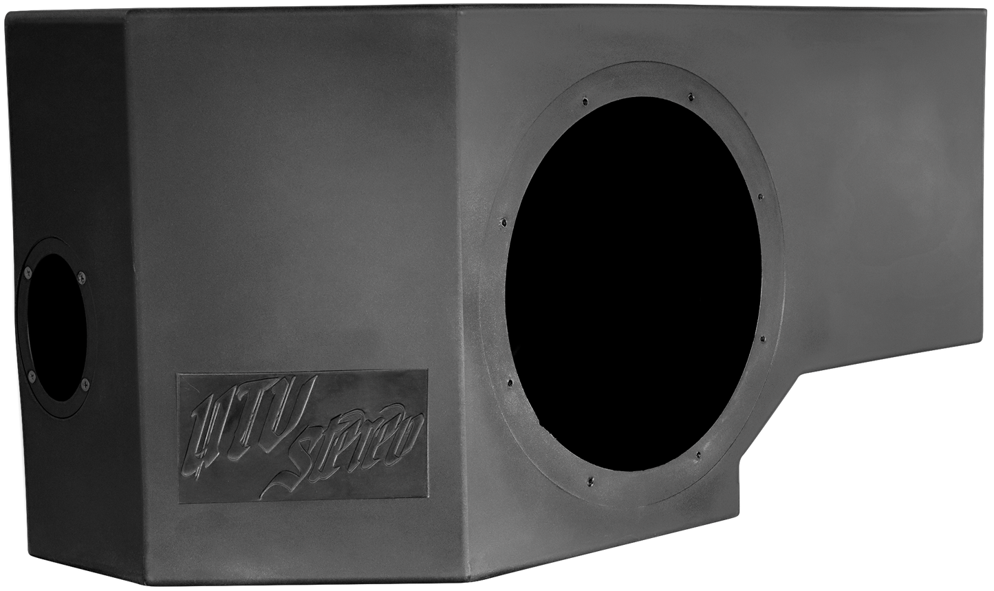 Can-Am® Defender HD11 Vented 10" Rear Passenger Subwoofer Enclosure Unloaded | UTVS-DEF2-VENC-PASS-10-REAR