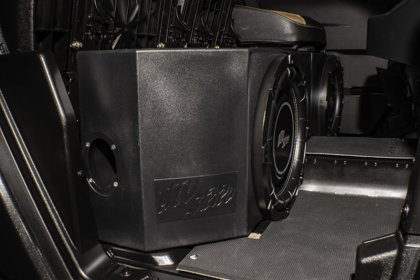 Can-Am® Defender HD10 Vented 10" Driver Subwoofer Enclosure Unloaded | UTVS-DEF-VENC-DRIVER