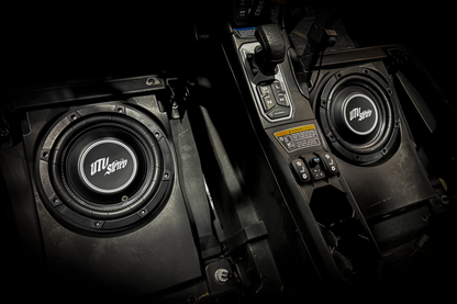 Can-Am® Maverick R 10" Front Passenger Subwoofer Enclosure (4-SEAT MODELS) – Unloaded | UTVS-R-ENC-PASS-4F