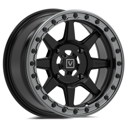 V13 Satin Black UTV Beadlock - Valor Offroad