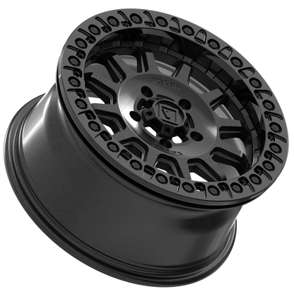 V09 Brushed Charcoal UTV Beadlock - Valor Offroad