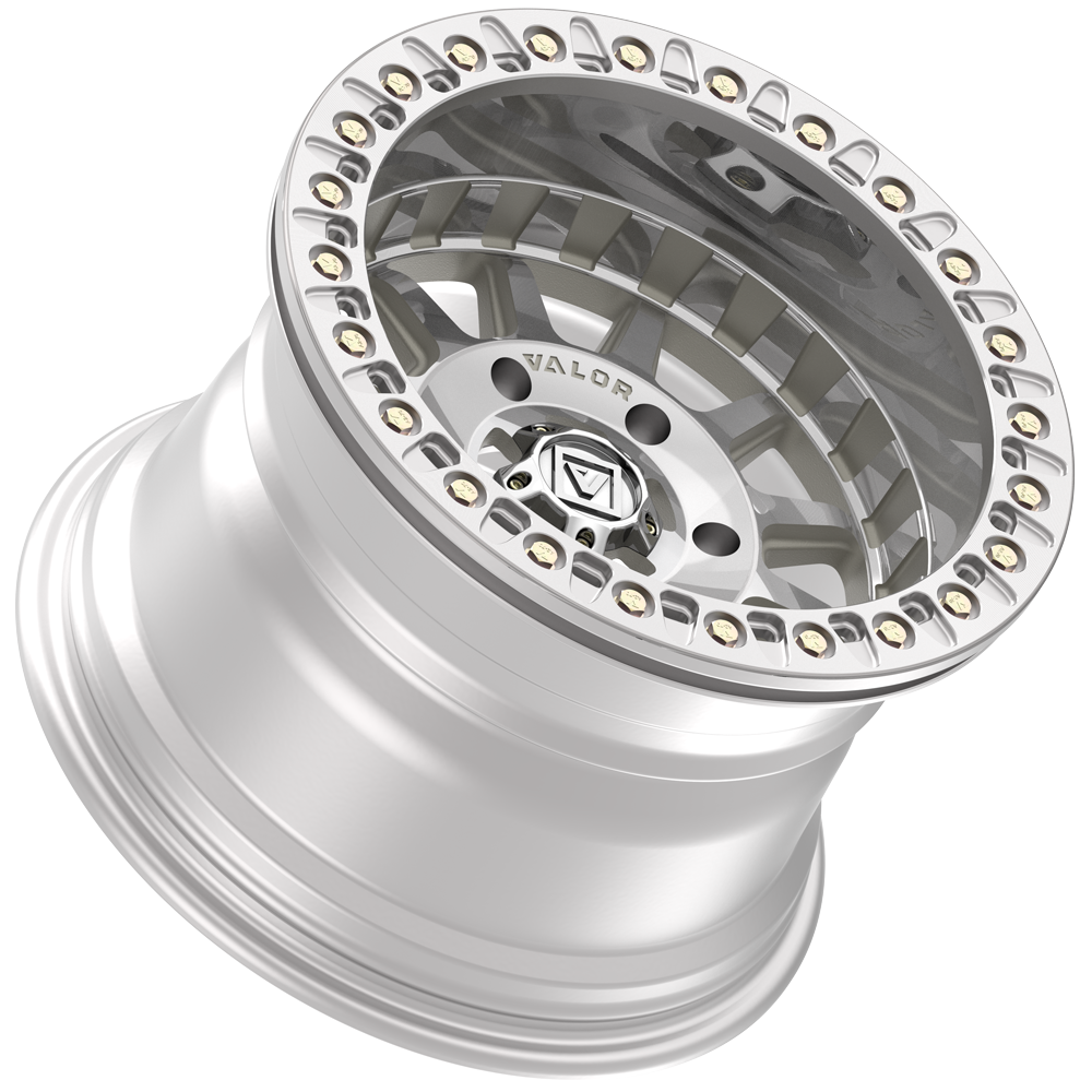V09 Raw Machined UTV Beadlock - Valor Offroad