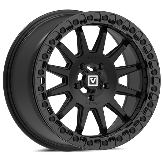 V09 Satin Black UTV Beadlock - Valor Offroad