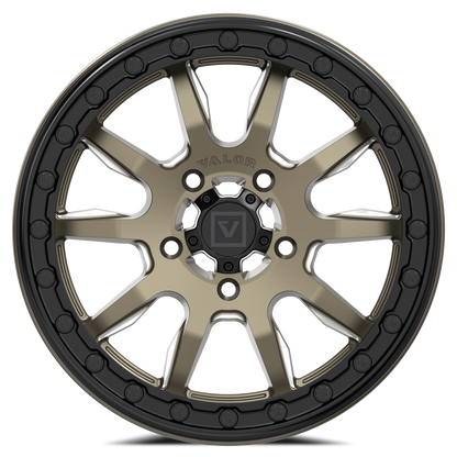 V15 Satin Bronze UTV Wheel - Valor Offroad