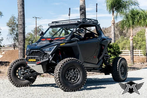 Polaris Pro R 2-Seat Stock Point Roll Cage and Roof
