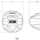 2016-2022 Polaris General 6.5" Cage Mount Pods
