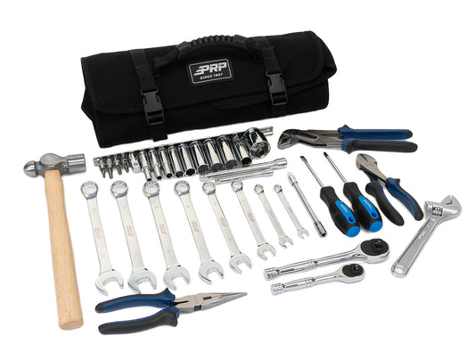CAN-AM ROLL-UP TOOL BAG WITH 35PC TOOL KIT