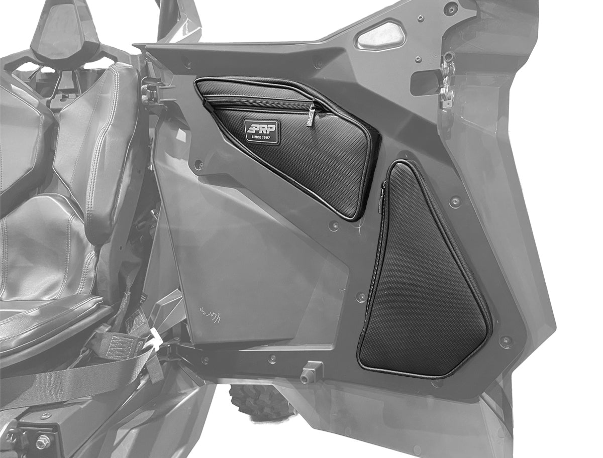 REAR DOOR BAGS FOR POLARIS RZR PRO XP, PRO R, TURBO R (PAIR)