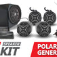 2016-2020 Polaris General SSV Works 5-Speaker Plug-&-Play System for Ride Command