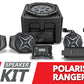 2018-2023 Polaris Ranger XP1000 5-Speaker SSV Works Audio System