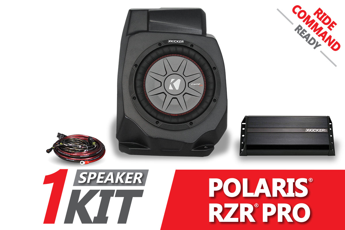 2020-2023 Polaris RZR Pro Under-Dash 10in Subwoofer Enclosure for Ride Command