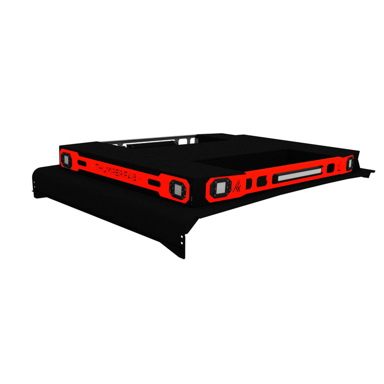 Polaris Ranger Crew Audio Roof Audio Roof Accent Panel Set 47.6 Inch Level 5 Havasu Red Thumper Fab