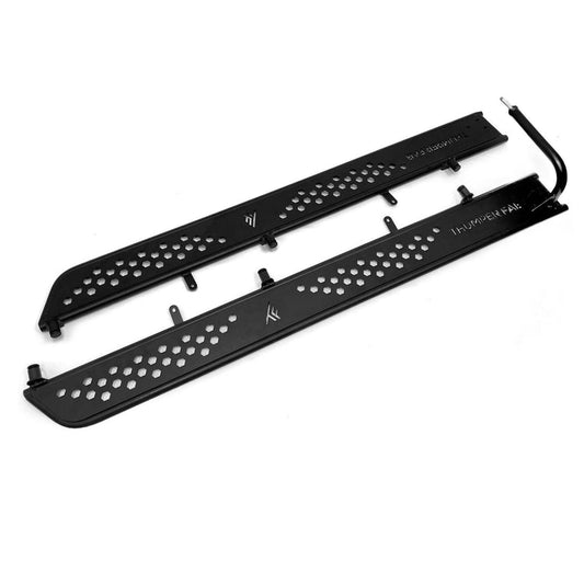 2018+ Polaris Ranger Crew Big Nerf Rail Set DS/PS Black Thumper Fab