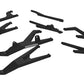 Defender Long Travel Control Arms Pre-Installed Black UniBall Thumper Fab
