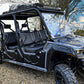 Tracker 800SX Crew Roof with Roof Rack Level 1 Black Thumper Fab