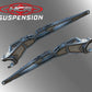 HCR Racing RZR-05300 Polaris RZR XP 1000 Dual Sport OEM Replacement Suspension Kit
