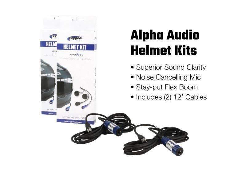 ALPHA BUNDLE - Can-Am X3 Complete UTV Communication Intercom Kit with Dash Mount Plus Accessory Pack